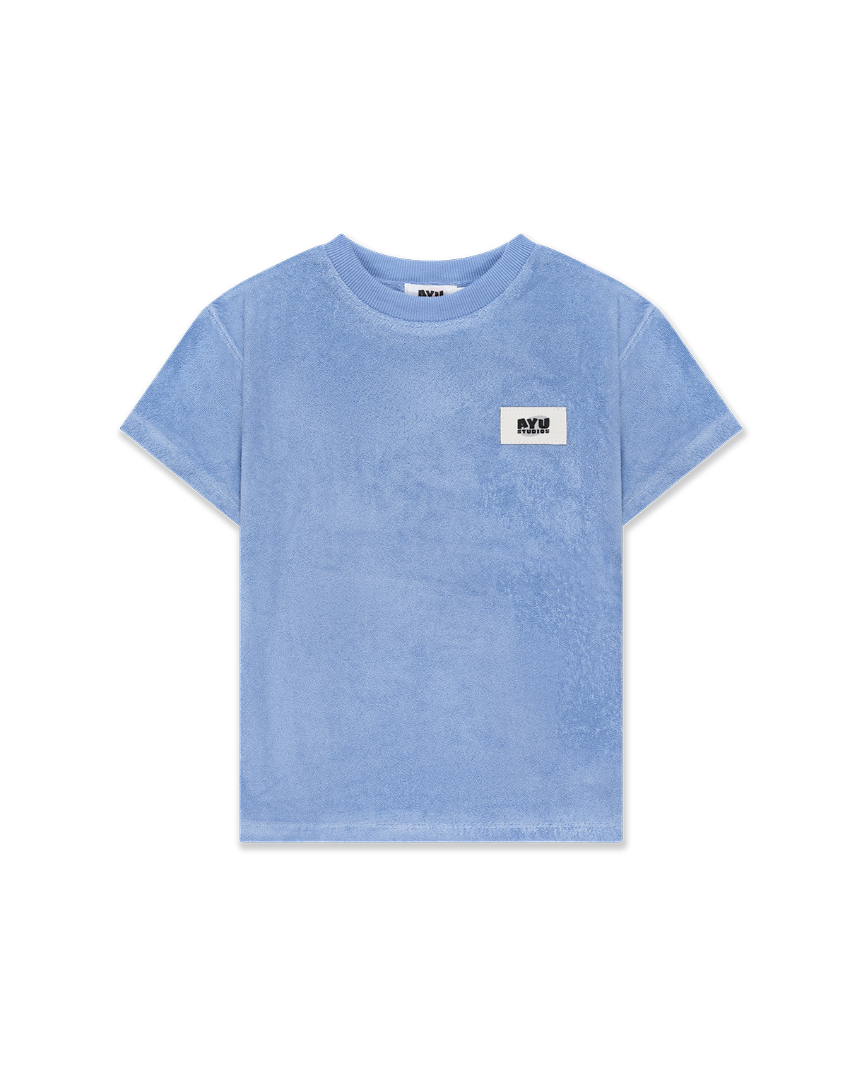 Nilo Badstof Tee - Light Blue